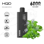 HQD CUVIE SLICK 6000 PUFFS 20MG - ICE MINT