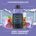 IGET One 12000 Puffs Raspberry Grape Ice