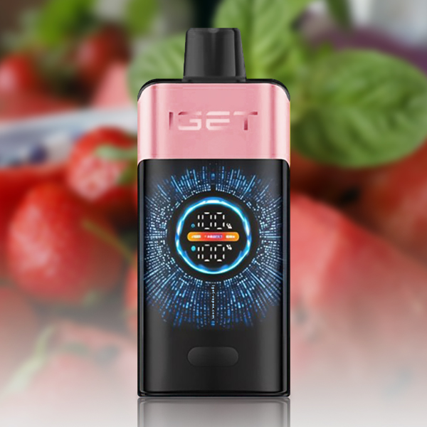 iget-one-12000-puffs-strawberry-watermelon-ice IGET One 12000 Puffs Strawberry Watermelon Ice - Image 1